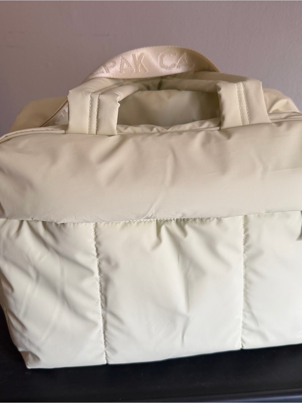 Calpak Luka Duffel large celadon color